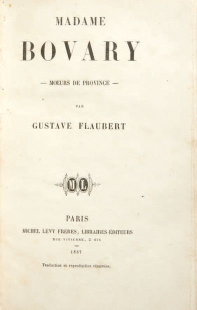 Gustave FLAUBERT.