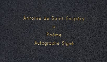 Antoine de SAINT-EXUPÉRY.