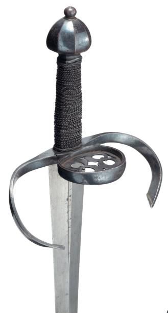 null Belle dague main-gauche, Saxe, fin XVIe siècle. A fine Saxon left-hand dagger,...
