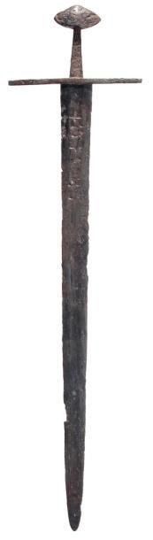 Épée de chevalier à lame inscrite, vers 1050-1150....