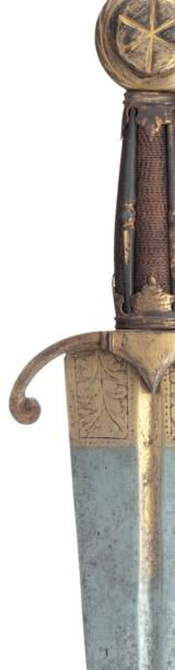 null Dague dans le style italien du milieu du XVIe siècle. A quillon dagger in the...