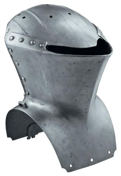 null Grand heaume de joute, Stechhelm, bien réalisé dans le style du XVe siècle,...