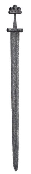 Épée décorée en argent, de style Viking Xe...
