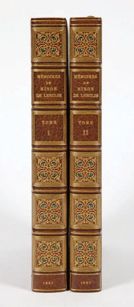MIRECOURT (Eugène de). Mémoires de Ninon de Lenclos.
Paris, Gustave Havard, 1857.
Deux...