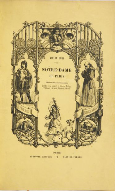 HUGO (Victor). 
Notre-Dame de Paris.



Paris, Perrotin, 1844.



Large in-8, half...