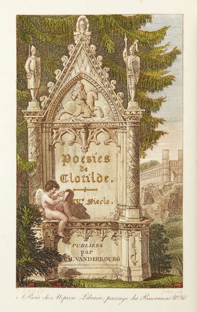 SURVILLE (Clotilde de). Poésies de Marguerite-
Eléonore-Clotilde de Vallon-Chalys,...
