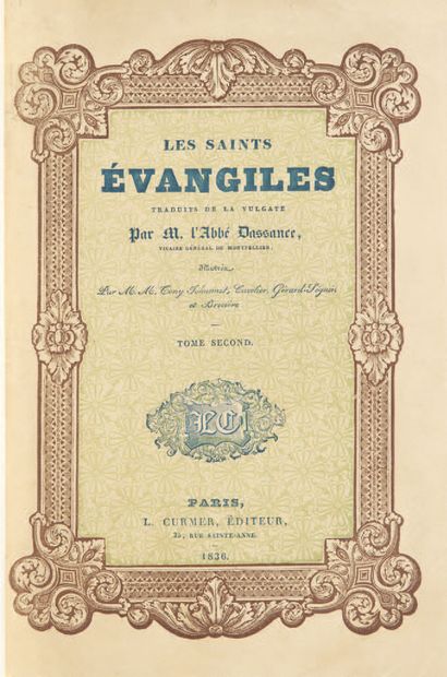 null EVANGILES (Les saints), traduits de la Vulgate par M. l'abbé Dassance, vicaire...