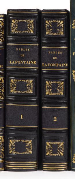 LA FONTAINE (Jean de). 
Fables. Illustrated edition by J.J. Grandville.



Paris,...