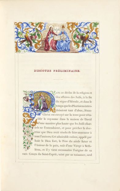 null EVANGILES (Les saints), translated from the Vulgate by M. l'abbé Dassance, vicar...