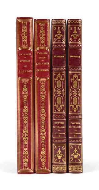  ILLUSTRATED LIBRARY. A collection of three of the four works making up the Illustrated...