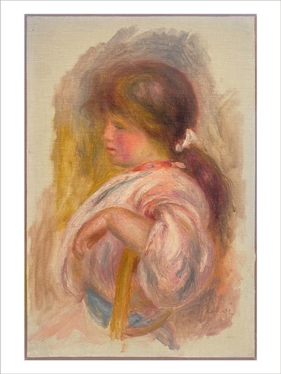 Pierre-Auguste RENOIR (1841-1919) 
Portrait de jeune fille, circa 1895



Huile sur...