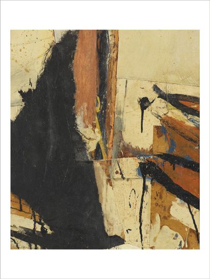 Willem DE KOONING (1904-1997) 
Untitled, 1956-1957



Huile, fusain et collage sur...