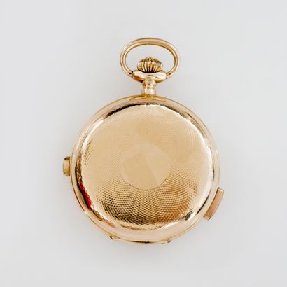 ANONYME vers 1900 
N° 60313
Montre de poche de type savonnette à sonnerie et chronographe...