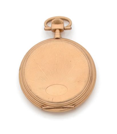 PACEMAKER VERS 1920 
N° 602
Montre de poche de type savonnette en or rose 14k (585),...