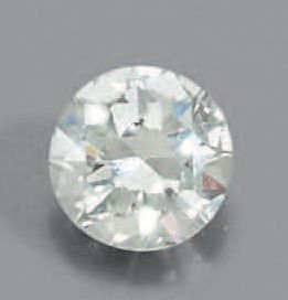 null Diamant de taille brillant sur papier pesant 4,13 carats accompagnée d'un rapport...