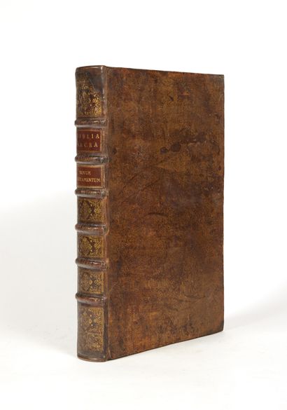 null BIBLIA. Novum Testamentum. [Graece]. Ex Bibliotheca Regia.
Paris, Robert Estienne,...