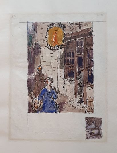 FRANCE, ANATOLE [La Rôtisserie de la Reine Pédauque]. [Paris, Pelletan, 1911]. Album...