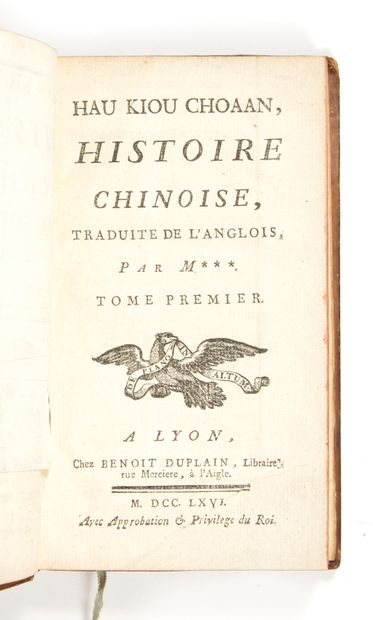 WILKINSON, James & PERCY, Thomas Hau Kiou Choaan, Chinese history, translated from...