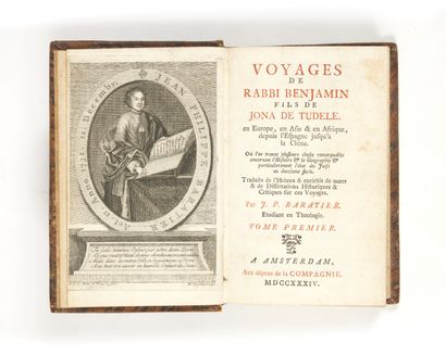 BARATIER, Jean-Philippe Voyages de rabbi Benjamin fils de Jona de Tudele. En Europe,...