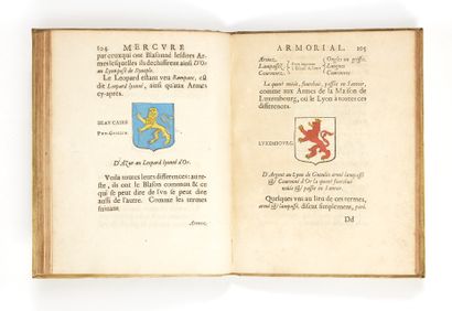 SEGOING, Charles Mercure armorial, enseignant les principes & élémens du blazon des...