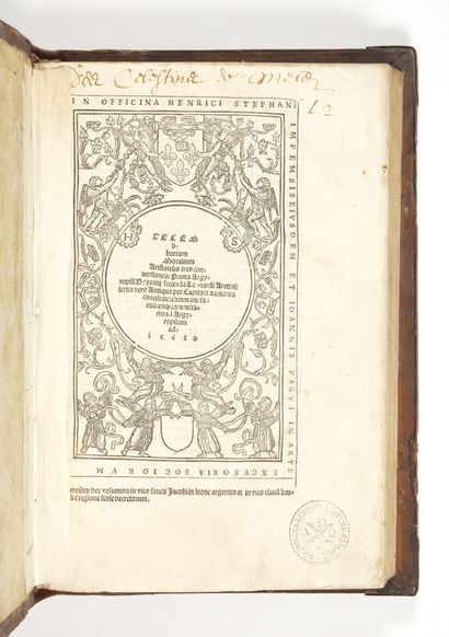 ARISTOTE Decem librorum moralium tres conversiones: Prima
Argyroplili Byzantii, secunda...