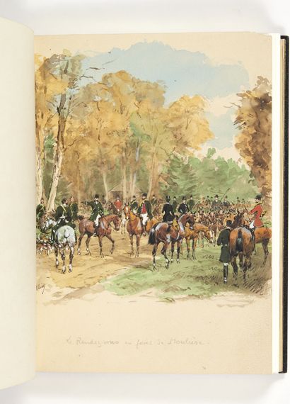[REILLE, Karl, baron] Ten Histories of Hunting by P. Barreyre, the Count of Osmond,...