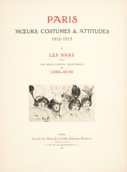  LOBEL-RICHE, Alméry. Paris, mœurs, costumes...