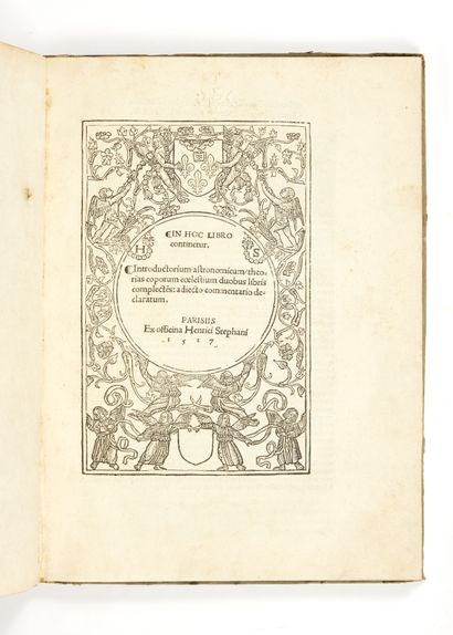 LEFEVRE D'ÉTAPLES, Jacques In hoc libro continetur.
Introductorium astronomicum /...