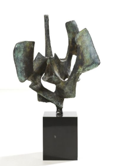 Alicia PENALBA (1913-1982) Tropique, 1970
Epreuve en bronze à patine verte. Fonte...