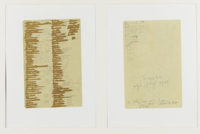 NAM JUNE PAIK (1932-2006) Untitled, Beuys Vox, 19812 Silkscreen on two sheets of...