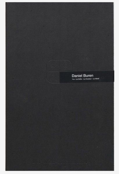 Daniel Buren (né en 1938) La Grille - La Couleur - Le Motif Coffret contenant un...