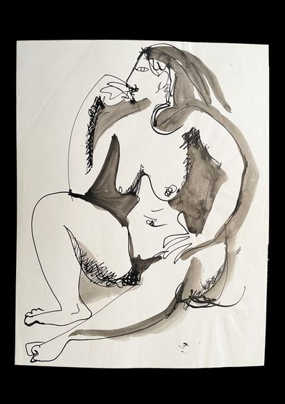 Bengt LINDSTRÖM (1925-2008) Set of 39 original drawings on paper. Some signed and...