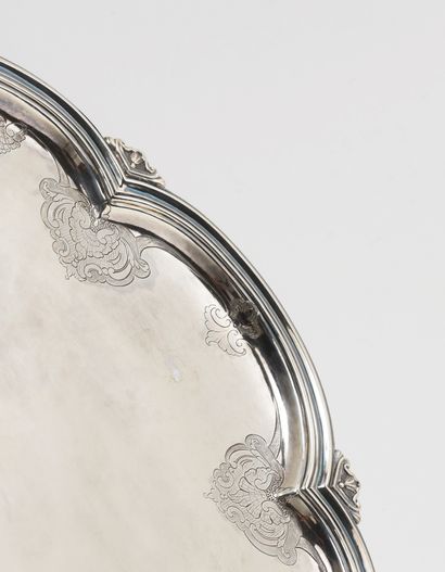 null SILVER FLYING PLATE Lier, 1755
Date stamp : 55, Master silversmith : IDK, active...