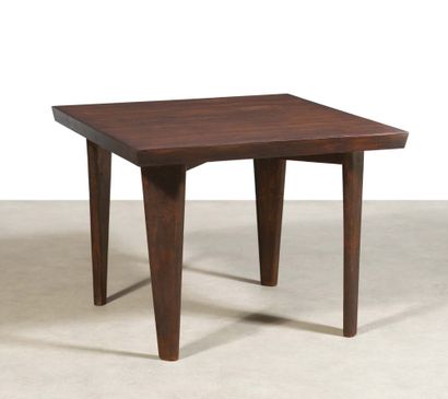 Pierre JEANNERET (1896-1964) Table modèle « Square »
Teck 1959-1960
A « Square »...