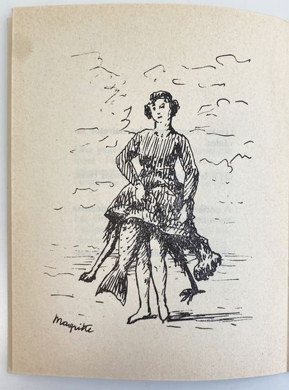 RENÉ MAGRITTE (1898-1967) ANDRÉ BOSMANS (1922-2014) L'Envers des ombres.
Deux dessins...