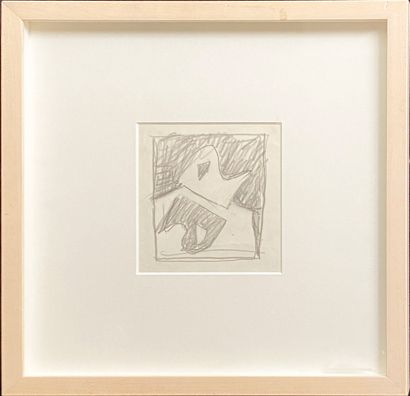 Hans RICHTER (1888-1976) Composition, 1991
Dessin au crayon sur papier.
Etiquette...