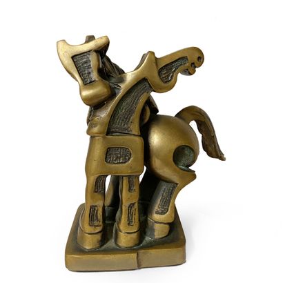 null Domenico COLANZI (1944) Chevaux Sculpture en bronze. Signée et numérotée 3/9....