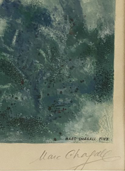 null Marc Chagall (1887-1985) La Siréne Lithographie. Signée en bas à droite et numérotée...