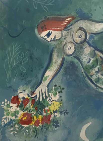 null Marc Chagall (1887-1985) La Siréne Lithographie. Signée en bas à droite et numérotée...