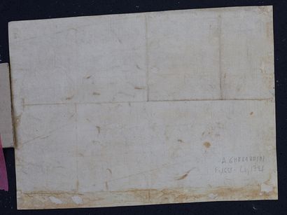 Attribué à Alessandro GHERARDINI (1658-1726) Le Temps dévoilant la Vérité Pierre...