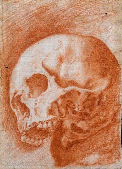 Ecole italienne du XVIIe siècle Study of a skull
Sanguine. Small tears
Scuola italiana...