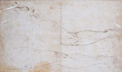 Battista FRANCO dit il SEMOLEI (1510-1561) Étude pour une composition historique,...