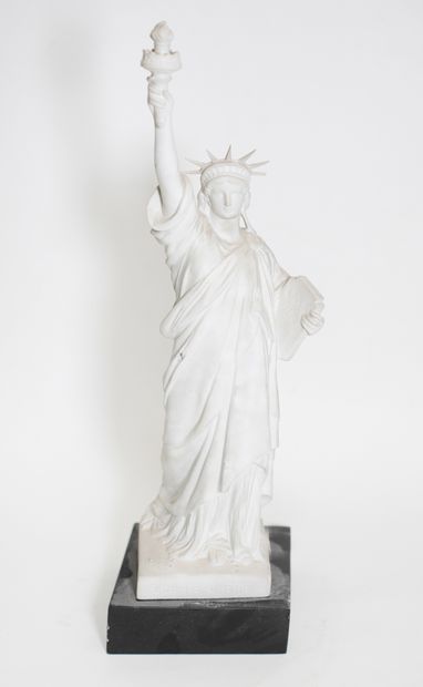 null After Bartholdi Liberté chérie Statuette in cookie made by Chastagner, n°0224,...