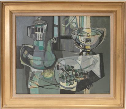 Georges Dayez (1907 - 1991) The coffee pot,...