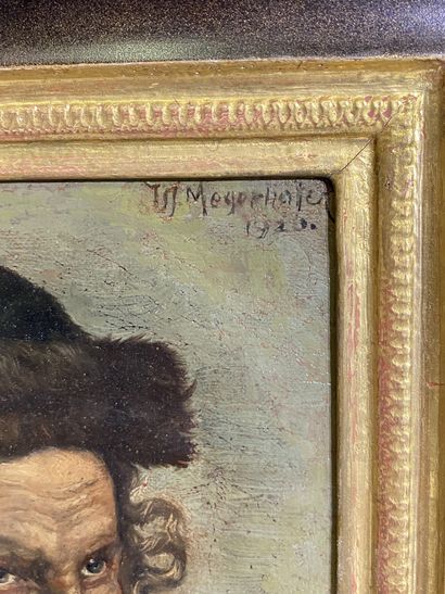 T. MEYERHOFFER Portrait, 1926
Huile sur toile.
Signée et datée en haut à droite.
H_20...