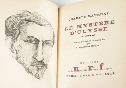 null MAURRAS (Charles). Œuvres capitales. Paris, Flammarion, 1954. 4 vol. in-8, paperback.

One...
