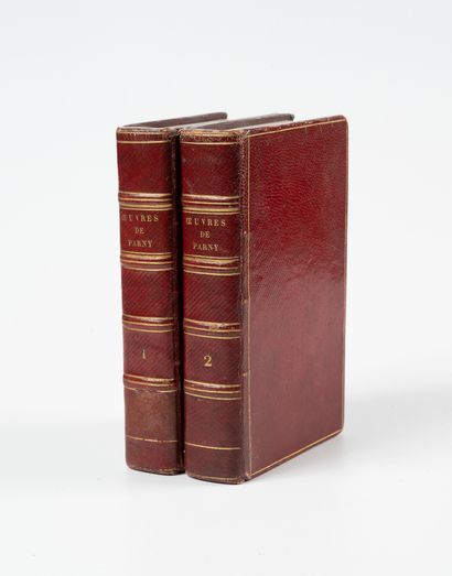 null PARNY. Œuvres choisies. Paris, Bureau des éditeurs, 1830. 4 volumes in 2 vols....