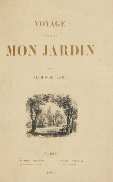 null KARR (Alphonse). Journey around my garden.

Paris, L. Curmer, V. Lecou, 1851.

Large...