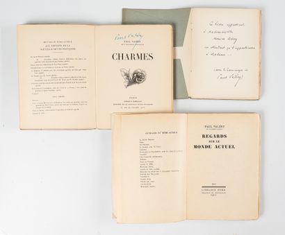 null VALÉRY (Paul). Charmes. Paris, NRF, 1926. In-12, broché.

Edition en partie...