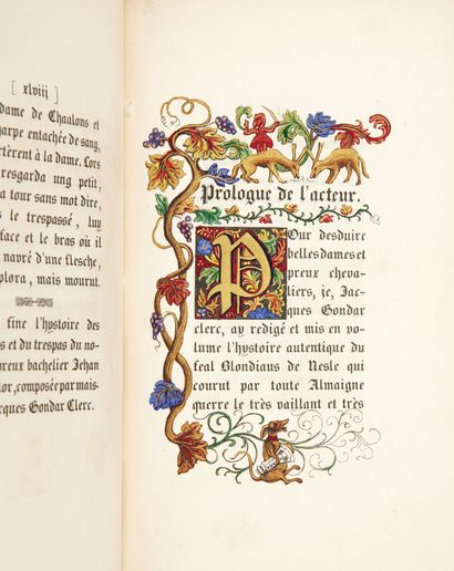 null GONDAR Jacques). French chronicles, published by F. Michel, followed by researches

on...